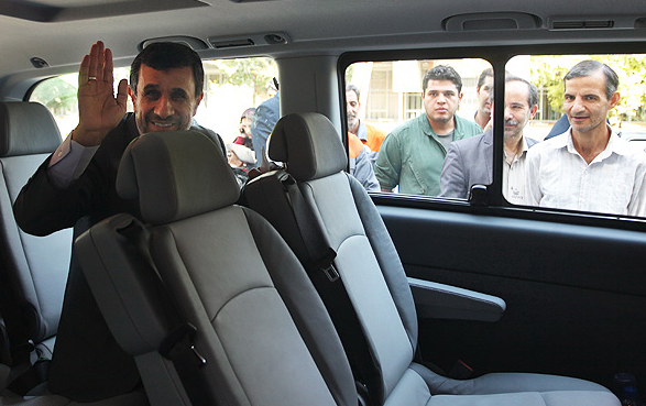 ماشین جدید احمدی نژاد