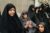 حضور مادر شهید حسین اسلامی در حسینیه امام خمینی(ره) در محضر رهبر انقلاب