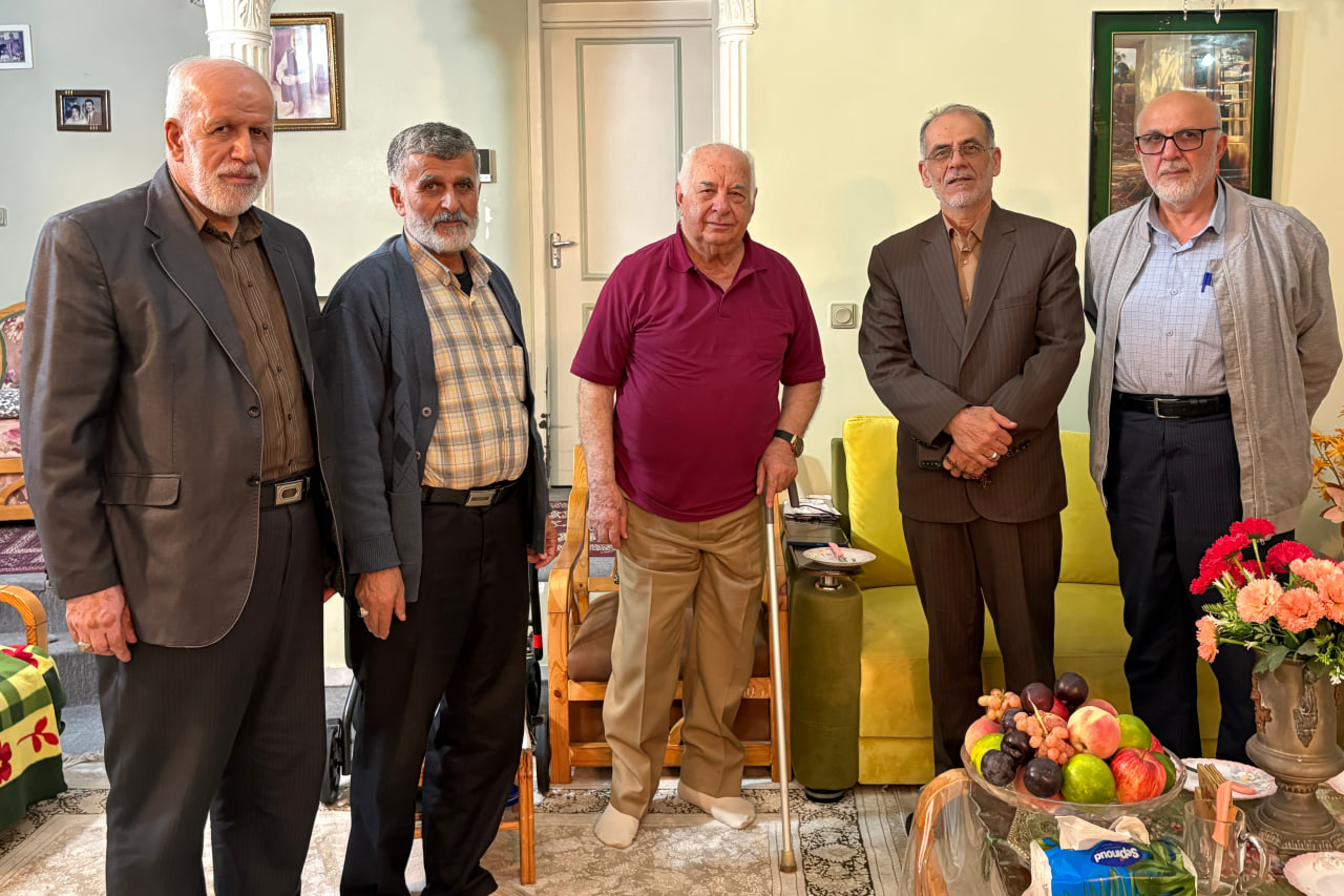 دیدار فرماندهان دوران دفاع مقدس آمل با تیمسار «احمد نیکزاد»