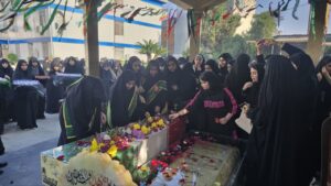 عطرآگین به حضور شهید گمنام؛ آیین وداع در دانشگاه فرهنگیان بیت‌الهدی آمل برگزار شد