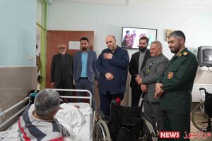 دیدار جمعی از مسئولان شهرستان آمل با جانبازان سرافراز+ عکس