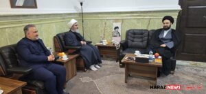 دیدار امام جمعه آمل با یادگار امام خمینی در قم