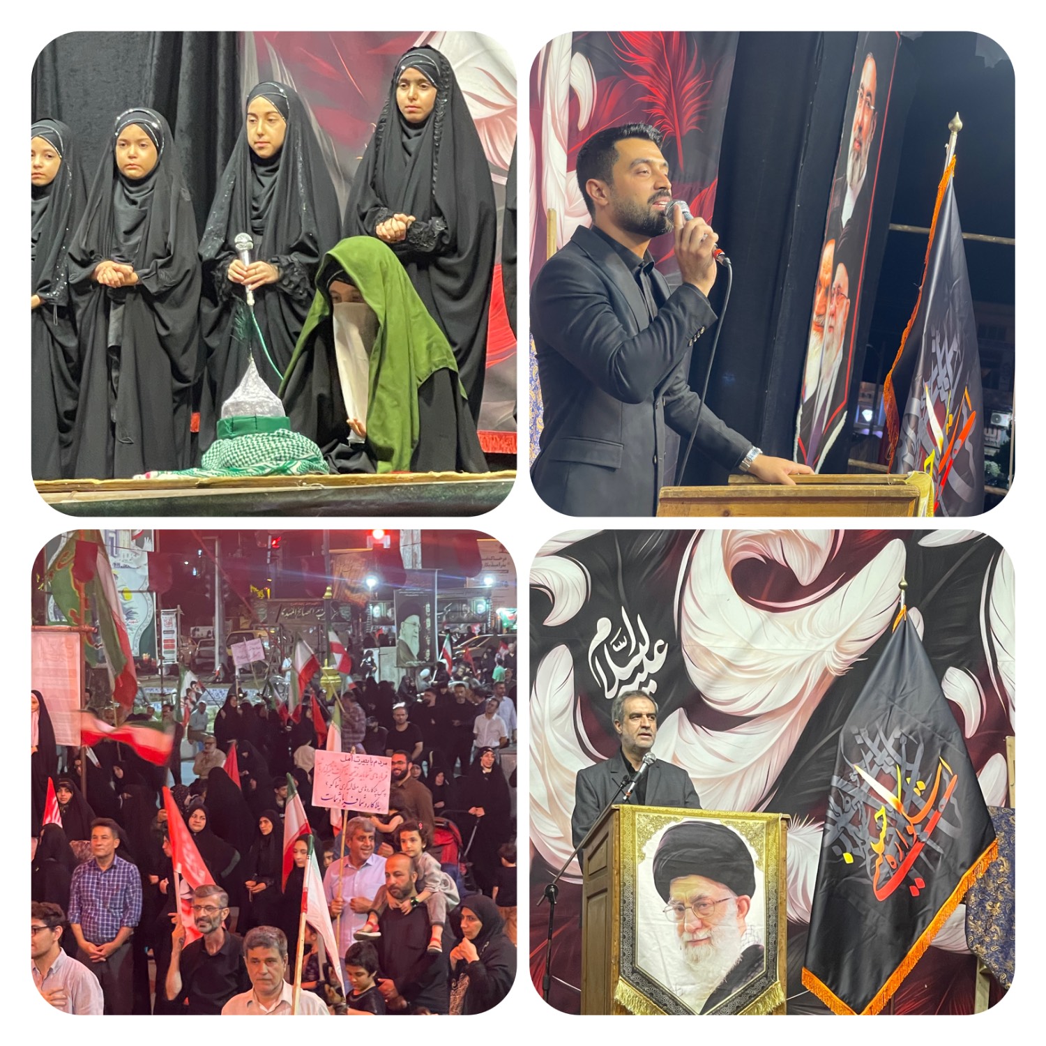 آیین افتتاحیه نهمین اشکواره سراسری فرهنگی هنری حسینی برگزار شد